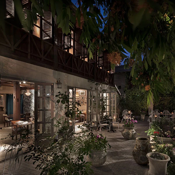 Front View of Gaspard Restaurant in Luang Prabang