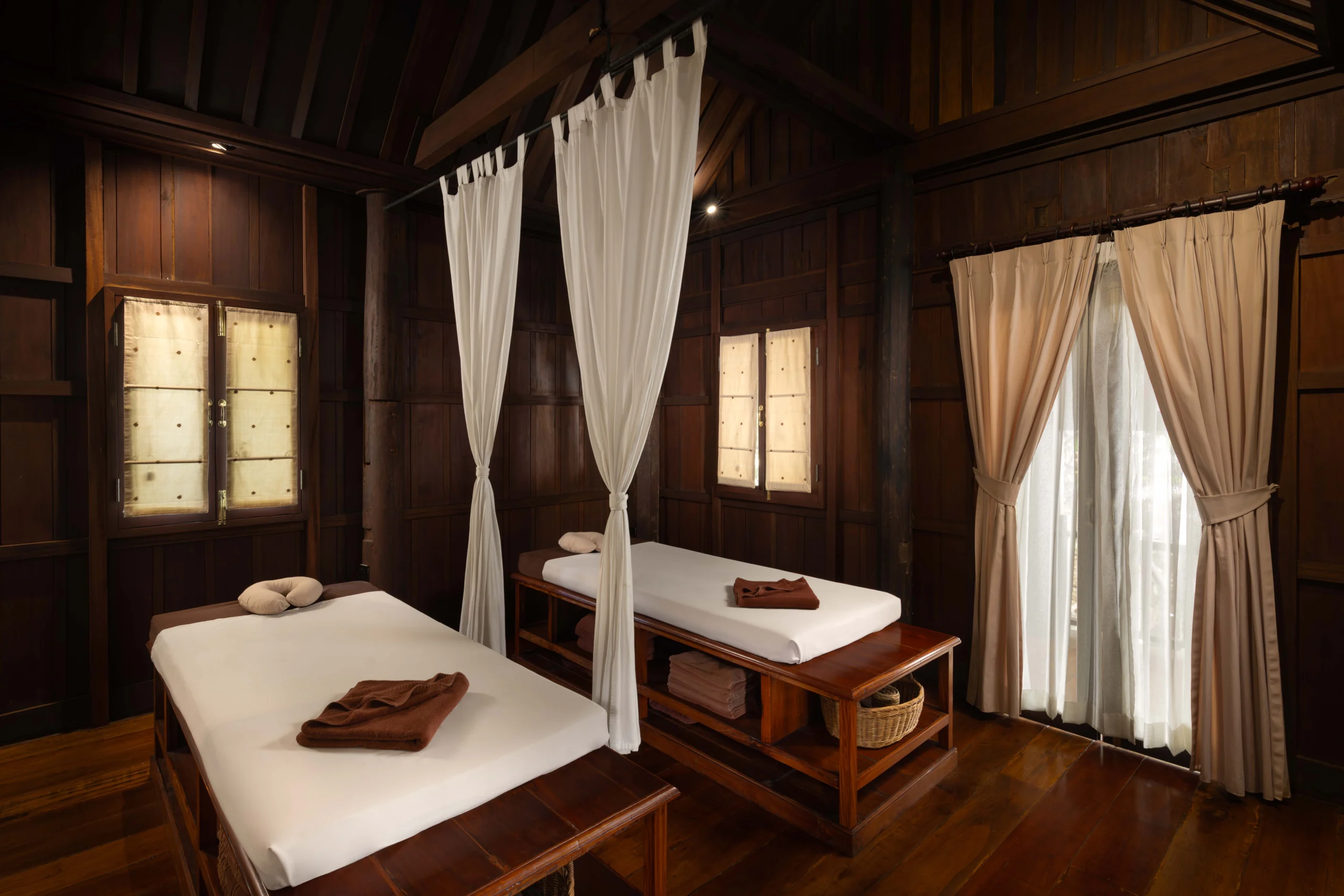 Massage room at Dalabua Spa Luang Prabang